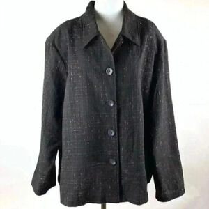 Apparenza blazer size 3x multicolored light weight